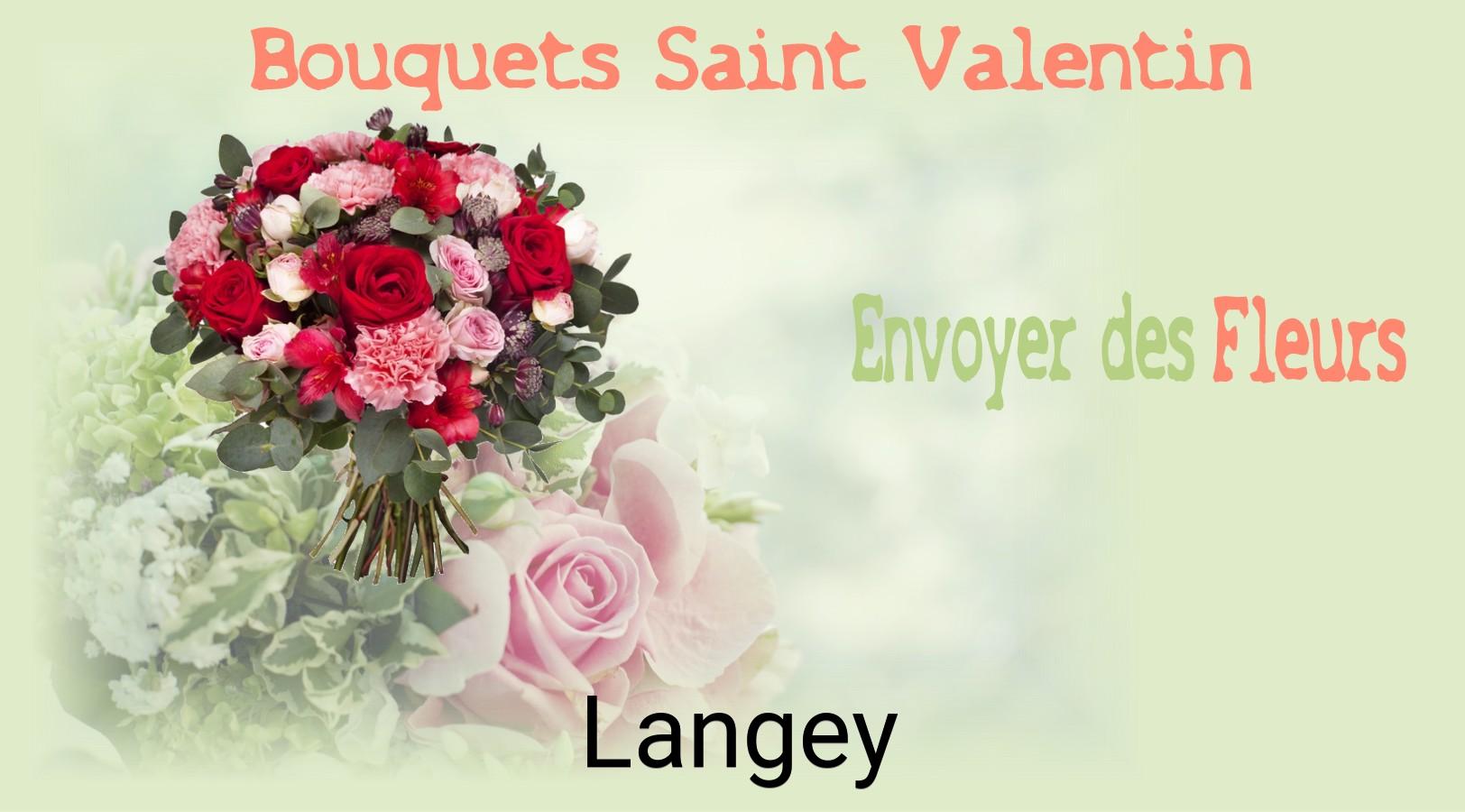 Roses de Saint-Valentin livrées à Langey